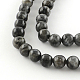 Chapelets de perles rondes en labradorite naturelle G-R342-12mm-09-2