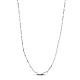 Shegrace rhodinierte 925-Gliederketten-Halskette aus Sterlingsilber JN986A-1