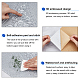 Square PE Flower Pattern Self-Adhesive Paper DIY-WH0257-17-4