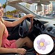 Benecreat 自動車エアベント香水クリップ  かわいい自動車内装トリム  プラスチッククリップとアロマセラピータブレット付き  花  ミックスカラー AJEW-BC0002-24-5