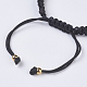 Bracelets réglables de perles tressées avec cordon en nylon BJEW-P194-29G-A-2