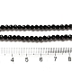 Natural Black Onyx Beads Strands G-K020-3mm-30-2