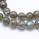 Natural Labradorite Beads Strands X-G-P336-19-8mm-3