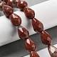 Rosso naturale perline di diaspro fili G-P520-B04-01-2