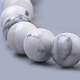 Natürliche Howlith Perlen Stränge G-S259-47-8mm-3