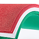 Benecreat 15pcs3色a4キラキラフォーム紙  ハロウィーン/クリスマスのテーマのギフトボックスラッピング誕生日パーティーの装飾スクラップブック  長方形  ミックスカラー  29x21x0.18cm  5個/カラー DIY-BC0003-25B-3