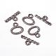 Tibetan Style Alloy Toggle Clasps X-LF0206Y-3