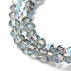 Chapelets de perles en verre électroplaqué EGLA-J026-3mm-F10-2