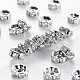 Middle East Rhinestone Spacer Beads RSB038NF-01K-1