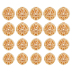 Ph pandahall 20 Stück goldene runde Perlen KK-PH0009-41-1