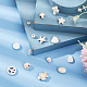 Arricraft 15 brins 15 styles ensembles de brins de perles turquoise synthétiques G-AR0005-09-4