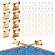 Nbeads bricolage bovins perles de silicone protecteurs d'aiguille à tricoter/bouchons d'aiguille à tricoter avec marqueurs de point IFIN-NB0001-55-1