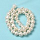 Fili di perle di perle d'acqua dolce coltivate naturali PEAR-E017-22-3