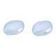 Perline acriliche con placcatura iridescente arcobaleno OACR-N010-062-4