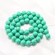 Baking Painted Shell Pearl Round Bead Strands BSHE-L011-14mm-B014-3