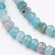 Chapelets de perles de jade naturel G-R171-4x6mm-M-3