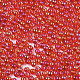 ガラスビーズ  透明色の虹  ラウンド  レッド  4x3mm  穴：1mm  約4500個/袋 SEED-S040-06A-05-3