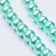 Chapelets de perles en verre nacré HY-3D-B12-2
