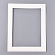 カード紙ピクチャーマット  長方形  ホワイト  25.2x20.5x0.15cm DIY-WH0157-75B-1