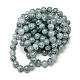 Cuisson peints en verre craquelé brins de perles X-DGLA-Q023-8mm-YS49-3