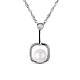 Shegrace simple elegante collar de plata de ley 925 JN279A-1