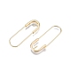 Brass Earring Hooks KK-T062-236G-1