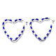(vendita di fabbrica di feste di gioielli) orecchini in ottone EJEW-S209-17B-02P-2