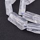 Granos de cristal de cuarzo natural hebras G-F438-11-3