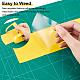 Benecreat gelbe Wärmetransfer-Vinylrolle DIY-WH0043-61B-3