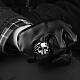 Punk Rock Style Men's 316L Surgical Stainless Steel Skull Rings RJEW-BB06624-9-4