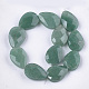 Natürlichen grünen Aventurin Perlen Stränge X-G-S354-09-2