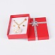 Valentines day gifts paquetes de cartón colgantes collares cajas CBOX-R013-9x7cm-2-1