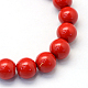Baking Painted Glass Pearl Bead Strands HY-Q003-3mm-55-2