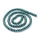 Eco-Friendly Spray Painted Glass Rondelle Bead Strands DGLA-L003-3x5mm-96-2