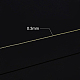 Benecreat3連売り銅クラフトワイヤー  長持ちメッキ  ツイストラウンド  アンティークブロンズ  0.3mm  約80m /ロール CWIR-BC0008-0.3mm-AB-2