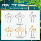 UNICRAFTALE About 16Pcs 2 Color 304 Stainless Steel Mushroom Pendants Plant Charms Fungus Pendant Lovely Food Vegetable Pendants for Bracelet Necklace Earrings Making STAS-UN0039-50-4