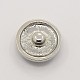 (Clearance Sale)Antique Silver Zinc Alloy Rhinestone Buttons SNAP-M003-41-2