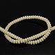 Synthetic Magnesite Beads Strands G-E016-8x4mm-2
