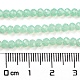 Cuisson des brins de perles de verre transparentes peintes DGLA-A034-J3mm-B05-5