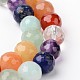 Chapelets de perles en pierres naturelles mélangées G-J376-24-8mm-2