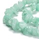Dyed Natural Amazonite Beads Strands G-F703-08-2