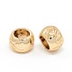 Nickel Free & Lead Free Golden Alloy Large Hole Beads PALLOY-J218-042G-1