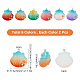 SUNNYCLUE 1 Box 12PCS Resin Shell Charms Opaque Seashell with Star Resin Pendants for Jewelry Making Charms Necklaces Bracelets Earrings DIY Cafting Supplies ccessories RESI-SC0001-71-2