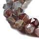 Chapelets de perles en agate naturelle du Botswana G-NH0002-C01-02-4