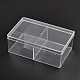 Cuboid Organic Glass Bead Containers CON-N005-01-1