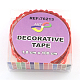 Decorative Self Adhesive Tape Flower Shape Fabric Cords OCOR-Q008-01-B-4