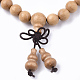 4-Loop Wrap Style Buddhist Jewelry BJEW-S140-14-3