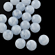Perles rondes en acrylique d'imitation pierre précieuse X-OACR-R029-18mm-31-1