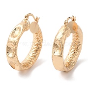 Серьги-кольца из кованой латуни EJEW-Q765-04G