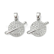 Латунные микро проложить кубического циркония подвески KK-U045-12P